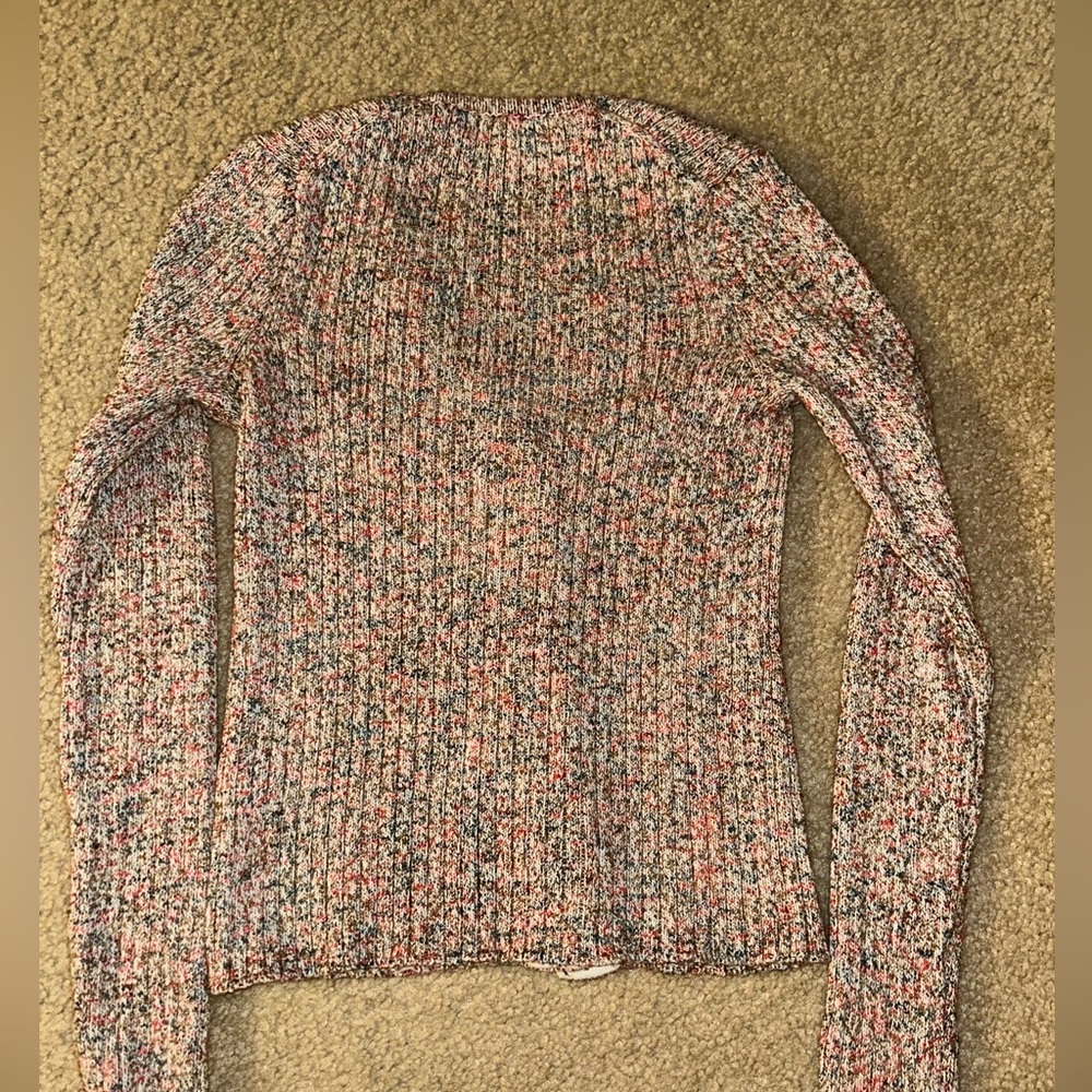Madewell Multicolor Ribbed Cardigan - Picture 5 of 6